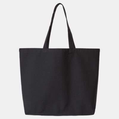 Jumbo Recycled Midweight Gusseted Canvas Tote Thumbnail