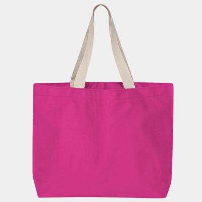 USA Made Cotton Canvas Jumbo Tote Bag Thumbnail