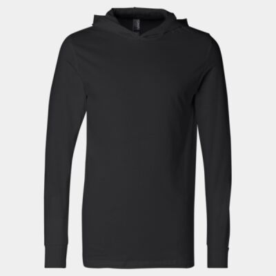 Unisex Jersey Hooded Long Sleeve Tee Thumbnail