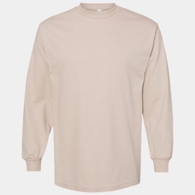 Unisex Heavyweight Cotton Long Sleeve Tee Thumbnail