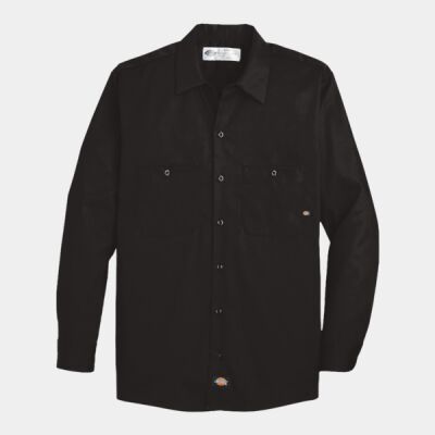 Men's Tall Industrial Cotton Long Sleeve Work Shirt Thumbnail